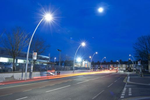 Connected street lights