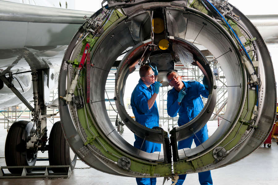 Airline Maintenance Header
