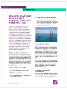 executive summary CFO