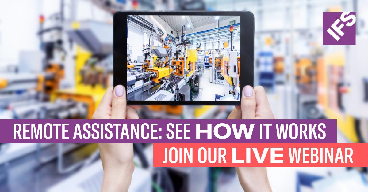 enterprise software webinar - remote assistance