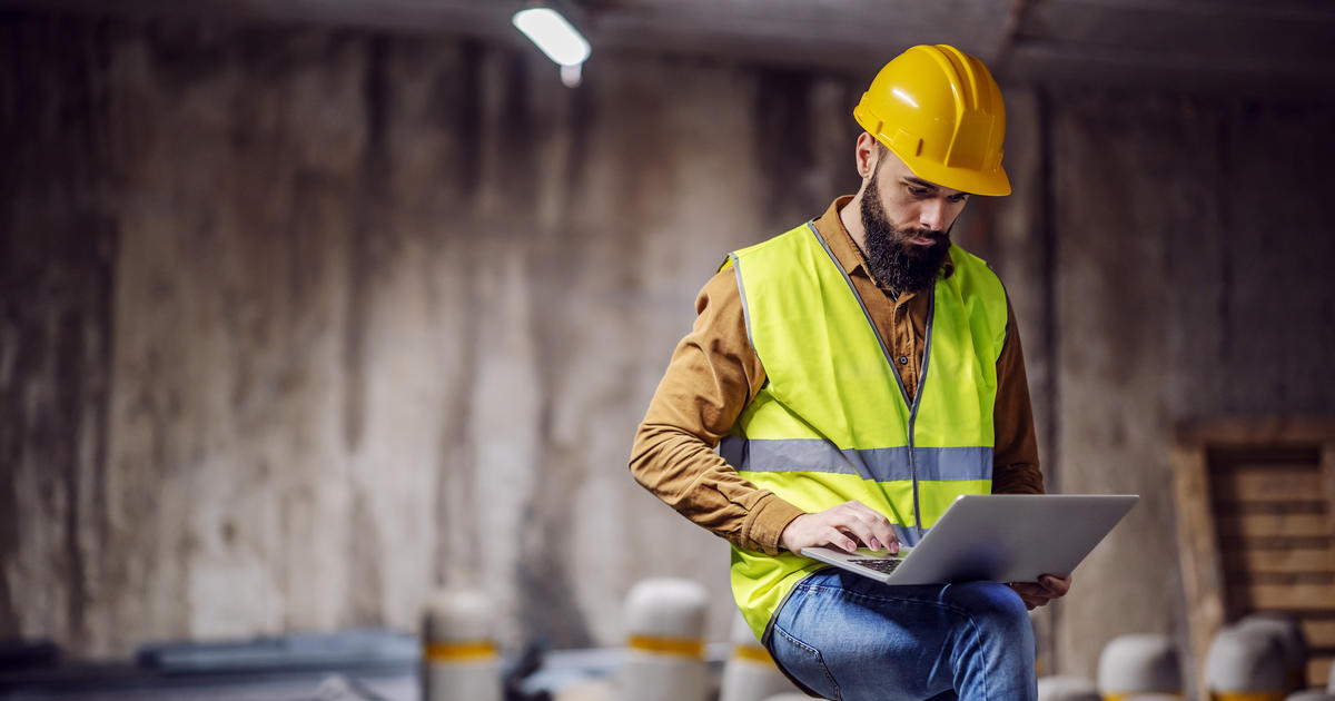 Worker in Vest