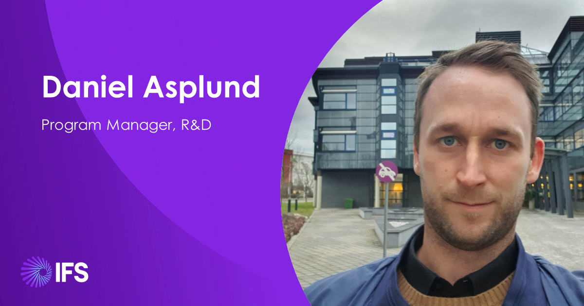 People Behind IFS Cloud - Daniel Asplund